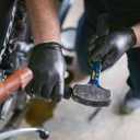 TitanFlex Heavy Duty Black Industrial Nitrile Gloves with Raised Diamond Texture, Latex Free (6mil/8mil) (02 8mil (100ct))