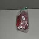 Lilosy Sexy Stocking Rhinestones Heart Garter Underwire Floral Mesh lace Sheer Babydoll Lingerie Teddy Bodysuit Skirt Set (Flower Wine Red) Xsmall