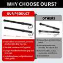 Weighted Ropeless Battle Ropes, Heavy Duty Portable Cordless Battle Ropess for HIIT Workouts, Cardio & Muscle Training, Low-Impact Cardio Training for Men & Women with Non-Slip Gloves
