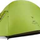 Naturehike Cloud-Up 2 Person Tent Lightweight Backpacking Tent with Footprint - Free Standing Ultralight Camping Hiking Backpack Tents Two Person Tent (Mustard Green - 20D Nylon)