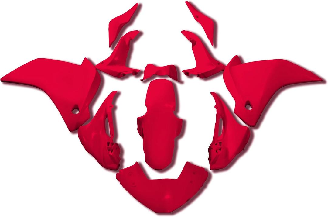 Yana Shiki BKH212RED Red ABS Plastic Full Body Fairing Kit