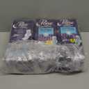 Poise Overnight Ultra Thin Incontinence & Postpartum Pads with Wings for Bladder Leaks, 8 Drop Extra Absorbent, Long Length, 60 Count (3 Packs of 20)