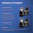 Set of 2 Front Lower Ball Joint Compatible with Toyota Corolla 2009-2019, Matrix 2003-2013, Pontiac Vibe 2003-2010, Scion tC 2005-2010 Replaces K500040, K500175, K80595
