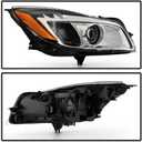 Spyder (POE) Buick Regal 11-13 HID w/LED DRL Clear Ring Projector Headlights - Low Beam-D1S(Not Included) ; High Beam-D1S(Not Included) ; Signal-PY21W(Included) - OE Right