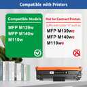 141X W1410X ( 141A W1410A ) with CHIP Compatible Toner Cartridges High Capacity 2000 Pages Black for M110 M110w M139 M139w M140 M140w Printer, Incompatible with printers ending in 'e' (2 Pack)