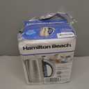 Hamilton Beach 1.7 Liter Temperature Control Electric Kettle, Water Boiler & Heater, Fast Boiling 1500 Watts, BPA Free, Cordless, Auto-Shutoff and Boil-Dry Protection, Stainless Steel (41020R) (1.8 Quarts)