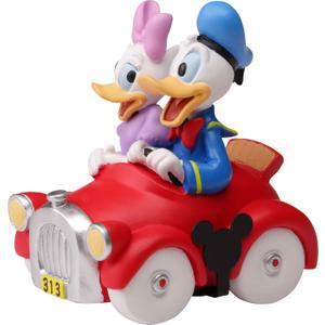 Precious Moments 201702 Disney Showcase Parade: Daisy Duck & Donald Duck Resin/Vinyl Collectable Figurine