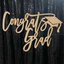 Class of 2026 Decorations,Congrats Grad Signs for Graduation Backdrop,Congrats Grad Backdrop, Grad Party Decor, Senior Sign 2026 Graduation Decorations