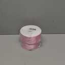 Isaspire 1-1/2" Width x 50 Yards Satin Fabric Ribbon, Light Pink Ribbon Perfect for DIY Bows, Swags, Gift Wrapping, Craft, Flower Bouquet，Christmas and Party Decoration 2 Packs, Pink