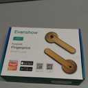 Smart Door Lock with Knob, Keyless Entry Door Locks with Handle, Fingerprint Door Knob for Bedroom/Front Door/Apartment,Generate Passcode Gold