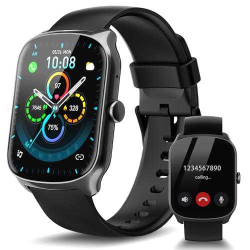 Smart Watch for Men Women, 1.95'' HD Curved Screen Smartwatch(Answer/Make Call), Fitness Tracker with 112 Sport Modes, IP68 Waterproof Fitness Watch with Heart Rate/Sleep Monitor/Pedometer/Calories, Model G56