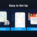 Wireless CarPlay Adapter for iPhone, 2025 Upgrade Convert Wired to Wireless Apple CarPlay Adapter, Mini Size USB Design for Cars with USB-A & Type-C Extension Cables, Stable Control, Plug and Play