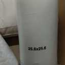 Patio Furniture Cushions Replacement Set of 2, Outdoor Deep Seat Couch Cushion and Backrest Pillow with Waterproof Removable Cover for Sectional Sofa Set, 25.6 x 25.6 Inch, Cream