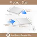 BAOYOUNI Adjustable Closet Shelf Dividers, Carbon Steel 31.50–59.06 in