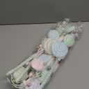 Jutom 6 Pcs Christmas Tree Picks Pastel Candy Cane Ornaments Bulk Red Green Pink White Striped Lollipop Decor for Xmas Tree Holiday Advent Calendar Home Decorations