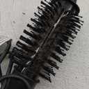 Dual Voltage(100~250V) Hair Dryer Brush with European Plug Adapter for International Travel, Europe Travel Essentials for Women (Large Size, Black)