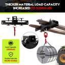 Heavy Duty Forklift Lifting Hook with Trailer Hitch