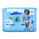 Huggies Little Swimmers Disposable Swim Diapers, Size 3+ (32+ lbs), 17 Ct