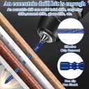 Serrated Masonry Drill Bit Set Serrated Masonry DrilMagnetic Phillips Head Drill & Screwdriver Bits Shank for Impact Drivers, Professional & DIY Use for Concrete Tile Glass Brick Ceramic Plastic Wood