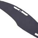 Black Leather Dashboard Dash Cover Dashmat Compatible with Kia K5 EX GT LX 2021-2025