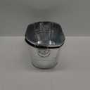 Galvanized Tub Beverage Tubs, 2pcs Metal Ice Buckets for Cocktail Bar 3 Gallon Wine Beer Drink Buckets with Handles Large Tub Cooler Mimosa Bar Supplies Ice Bucket for Parties (Galvanized)