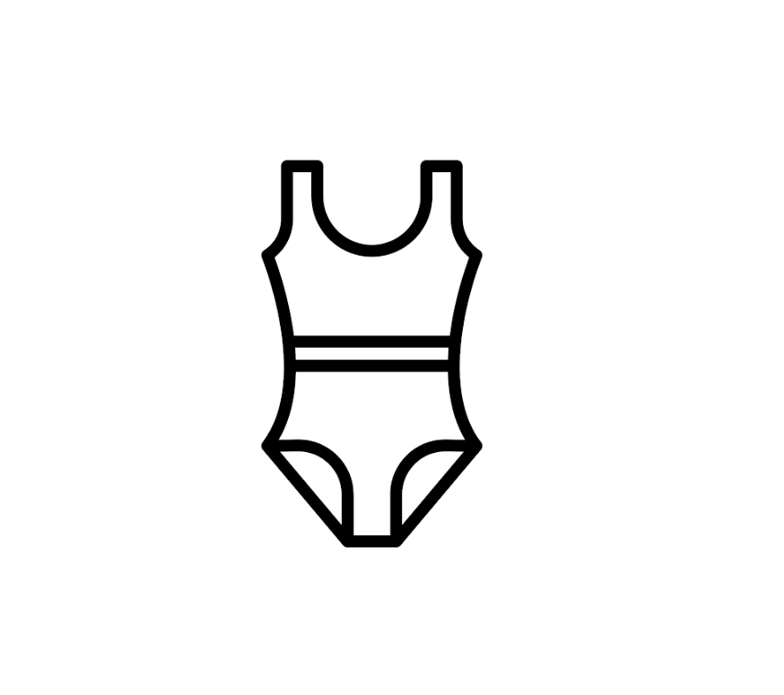 Yacun Women Swimsuit Brown XL