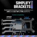 Cooler Master Hyper 212 Spectrum V3 ARGB CPU Air Cooler 4 Copper Heat Pipes, 120mm High Performance PWM Fan, Low Noise & Easy Installation, AMD AM5/AM4 & Intel LGA 1851/1700/1200