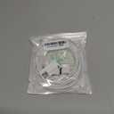 moeverEX Phone Extension Cord 25 Ft, Telephone Cable with Standard RJ11 Plug and 1 in-Line Couplers and 20 Cable Clip Holders, White