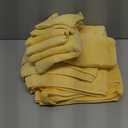 SEMAXE Yellow Bath Towel Set, 100% Cotton Absorbent Bathroom Towels with Hanging Loops, 8 Piece Towel Set Include 2 Bath Towels, 2 Hand Towels, 4 Washcloths