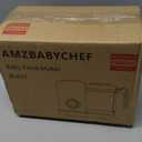 AMZBABYCHEF Baby Food Maker, 4 in 1 Baby Food Processor and Steamer, Puree Blender, Multifunctional Baby Puree Maker, Dishwasher Safe (White)