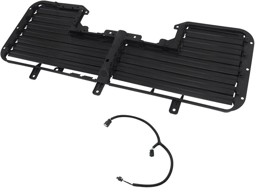 labwork Active Grille Shutter 84363184 Replacement for Chevy Silverado 1500 Replacement for GMC Sierra 1500 2017-2019 with Motor