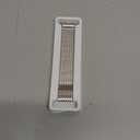 LULULOOK Milanese Mesh Loop Compatible with Apple Watch Band 49/46/45/44/42/41/40/38mm for Men Women, Stainless Steel Magnetic Buckle Strap for iWatch Ultra 3/2 Ultra Series 11 10 9 8 7 6 SE 5 4 3 (Starlight)