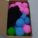 Jishi Reusable Water Sponge Balls 60pcs Water Balloons for Kids Beach Pool Toys, Outdoor Yard Games for Kids Ages 3-5 4-8-12 Year old Boys Girls Teens Adults Family Water Fight Party, Fun Summer Gifts