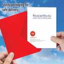 NobleWorks 12 Humorous Christmas Greeting Cards Boxed Set w/ 5 x 7 Envelopes For Men, Women (1x12 Designs) Lights Out C7661XSG-B12x1
