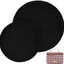 Stadium Seats,Portable Bleacher Seats with Portable Clutch Bag Memory Foam Seat Cushion 2 Pack Anti-Slip Round