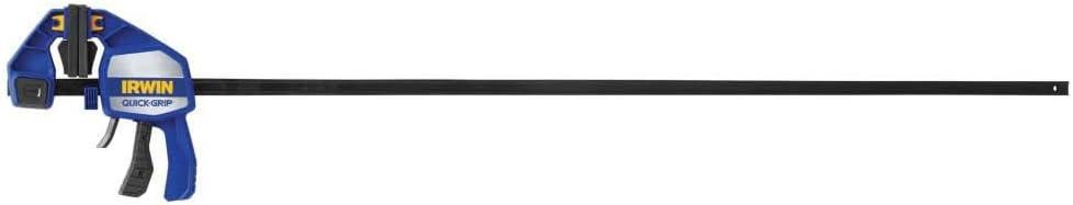 IRWIN QUICK-GRIP Bar Clamp, One-Handed, Heavy-Duty, 50-Inch (1964716), Blue