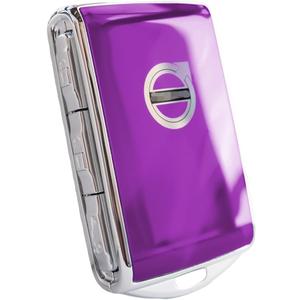 Car Key Fob Cover Compatible with Volvo XC40, XC60, XC90, S60, S90, V60, V90, EX30,EM90, Best Gifts for Man Women Key Fob Case Replacement (Amethyst Style)