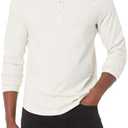 Amazon Essentials Men's Slim-Fit Long-Sleeve Henley Shirt Small