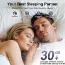 Sleep Earbuds Bluetooth 6.0 in Ear, Sleep Headphones with Sleep Monitor APP, 2026 New Mini Sleep Ear Buds with Small Earplugs for Side Sleepers, 48H Playtime Sleep Earphones with Sleep Mode Black