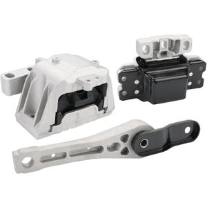JDMON 3Pcs Engine Motor & Transmission Mount Kit Replacement for 2014-2019 Volkswagen Beetle, Passat, Jetta 1.8L, 2.0L Compatible with A6962, A4928, A6929