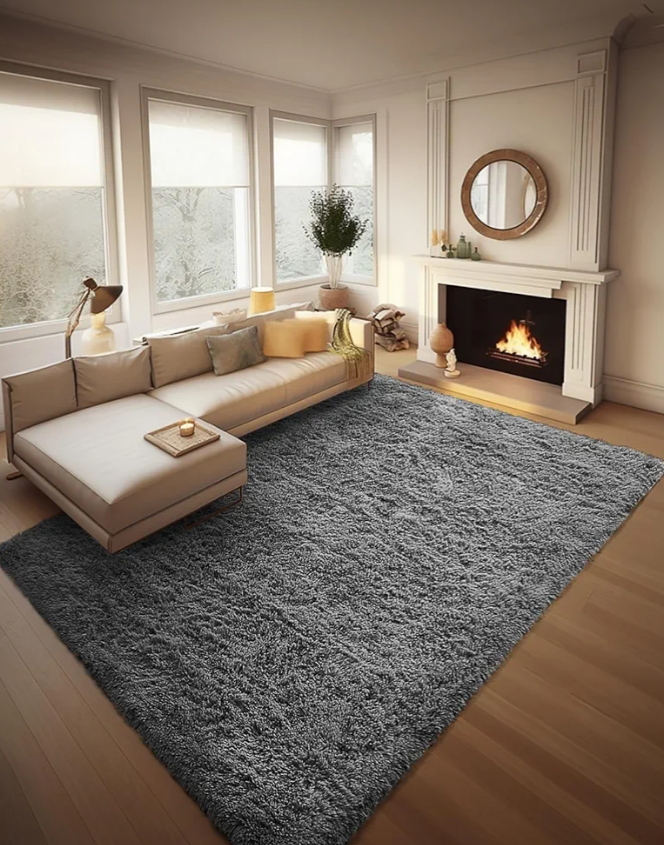 Ophanie 8x10 Area Rugs for Living Room, Upgrade Non-Slip Fluffy Soft Large Shag Bedroom Carpet, Grey Big Indoor Thick Nursery Rug, Gray Carpets for Boy and Girls Room Dorm Home Decor Aesthetic Ophanie 8x10 Area Rugs for Living Room, Upgrade Non-Slip Fluffy Soft Large Shag Bedroom Carpet, Grey Big Indoor Thick Nursery Rug, Gray Carpets for Boy and Girls Room Dorm Home Decor Aesthetic