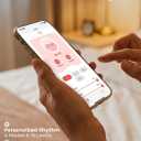 Hands-Free Breast Pump Comfortable, Painless Strong Suction Power Rechargeable Electric Breast Pump Smart App Wearable Pump Leakproof 4 Modes Levels Wireless Pump for Driving Office Yoga Sleeping