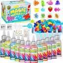 Magic Water Toy Elf Kit,Aqua Fairy Water Gel Kit 12 Magic Gels &12 Molds Make Your Own Water Pets,Toys for 4 5 6 7 Year Old Xmas Birthday Gifts Party Favors,DIY STEM Craft Kits Kids Toys Age 3+(Blue), Small