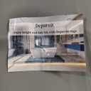 Deparnit Gray Bathroom Rug (23.5"x47.5")