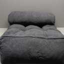 Sasttie Wedge Pillow Set, 2PCS Reading Pillow for Sitting, Bed Wedge Pillow Headborad for Sleeping, After Surgery, Acid Reflux, Leg and Back Support, with Neck Cushion, 23"x11.5"x23", Dark Grey