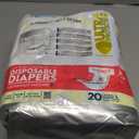 Paw Inspired 20ct Disposable Dog Diapers | Female Dog Diapers Ultra Protection | Diapers for Dogs in Heat, Excitable Urination, or Incontinence (Large)