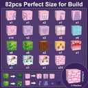 Magnetic Blocks Advent Calendar 2025 for Girls, 24 Days of Christmas Countdown with Princess Unicorn and Castle Building Kit, Xmas Gift Stocking Stuffers for Kids