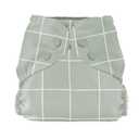 Esembly Cloth Diaper Cover - Reusable Swim Diaper, Waterproof, Breathable - Adjustable Outer Layer Over Absorbent Inner for Blowout Protection - Lattice, Size 2 (18-35lbs)