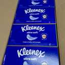 Kleenex Ultra Soft Facial Tissues, 8 Flat Boxes, 180 Tissues per Box, 3-Ply