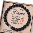 Christmas Gifts for Boys/Men-Love/Strength-Natural Gemstone Bracelet for Son Grandson Dad Boyfriend Husband Brother Nephew Uncle